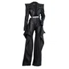 Vazaf Black / White Unique Set In Black
