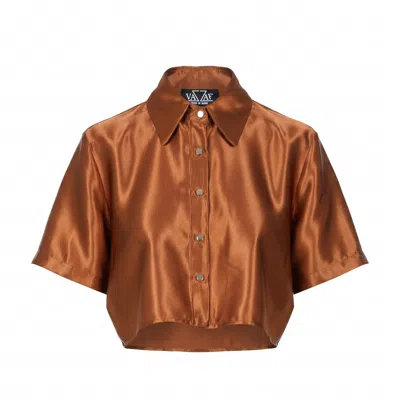 Vazaf Women's Brown Full Moon Shirt