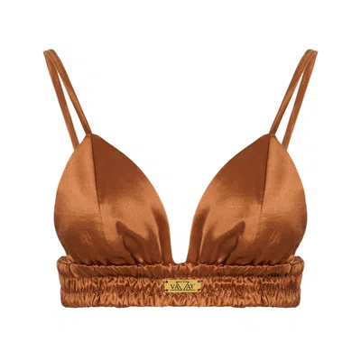 Vazaf Women's Full Moon Bra Brown