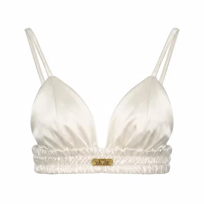 Vazaf Women's Full Moon Bra White