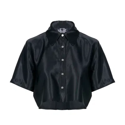 Vazaf Women's Full Moon Shirt Black