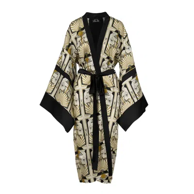 Vazaf Women's Kimono Black