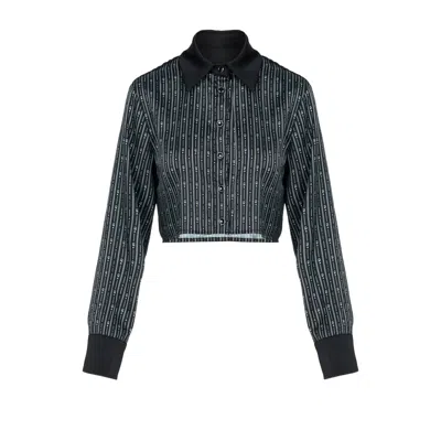 Vazaf Women's Monogram Shirt Black