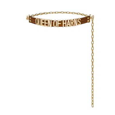 Vazaf Women's Queen Belt Brown