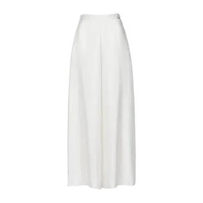 Vazaf Women's Satin Pants White