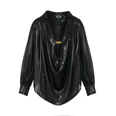 Vazaf Women's Shirt Liquid Black In Animal Print