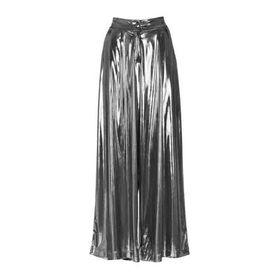 Vazaf Women's Silver Foil Pants