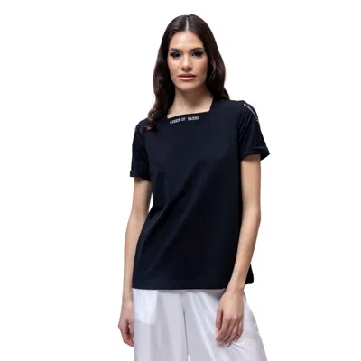 Vazaf Women's Square Shirt Black