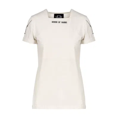 Vazaf Women's Square Shirt White
