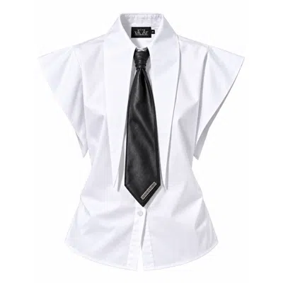 Vazaf Women's White Tie Shirt