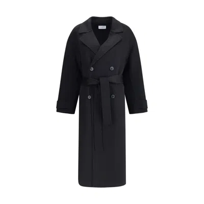 Vazluxe.com Black Wool Coat