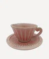 Vbc Scallop Teacup And Saucer