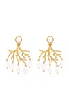 V.bellan Claire 18k Gold-plated Pearl Earrings