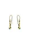 V.bellan Nelle 14k Yellow Gold; Malachite Earrings