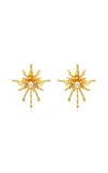 V.BELLAN NOVA 18K GOLD-PLATED PEARL EARRINGS