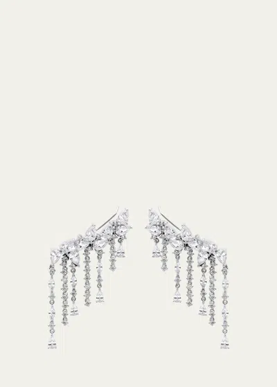 V.bellan Sterling Silver Gizelle Earrings With Cubic Zirconia
