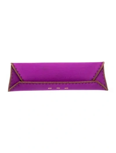Pre-owned Vbh Clutch In Purple