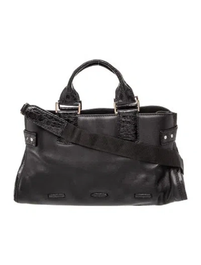 Pre-owned Vbh Crocodile Vagabond In Black