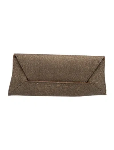 Pre-owned Vbh Glitter Clutch In Gold