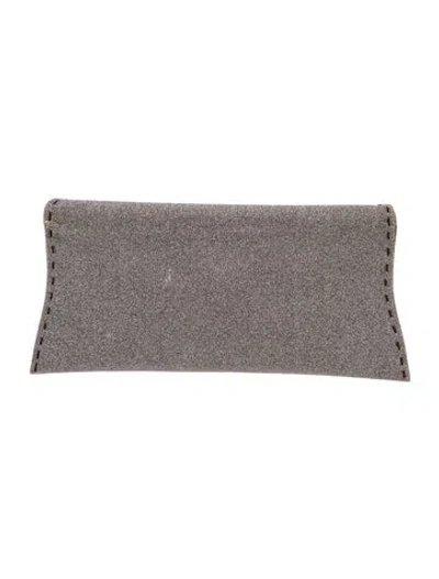 Pre-owned Vbh Glitter Clutch In Gray
