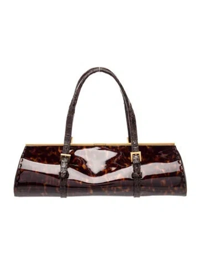 Pre-owned Vbh Patent Leather Top Handle Bag In Multicolor