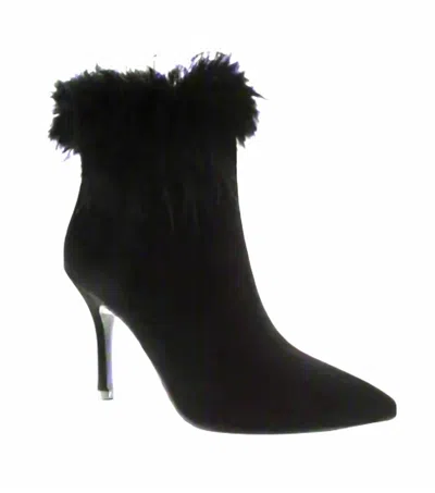 Vcb Women's Delilah Fur Ankle Boots In Black
