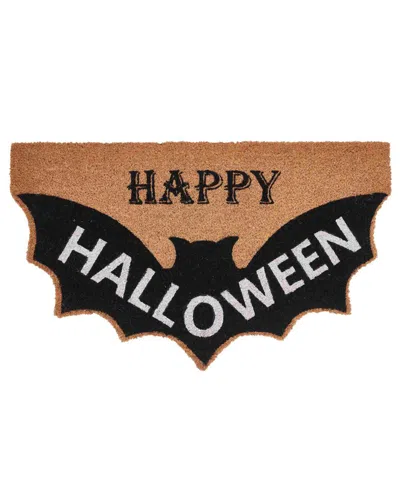Vcny Home Bat Halloween Outdoor Doormat, 18" X 30" In Multi