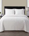 Vcny Home Caroline Embossed 2-pc. Quilt Set, Twin In White