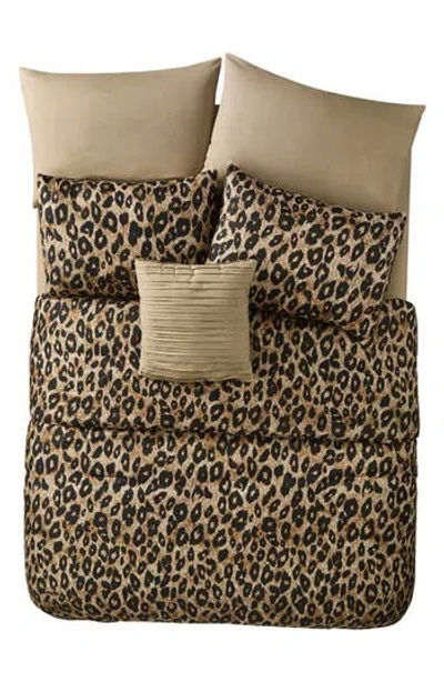 VCNY HOME VCNY HOME CHEETAH PRINT 8-PIECE REVERSIBLE COMFORTER & SHAMS SET