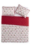 Vcny Home Christmas Bow Quilt Set In Multi