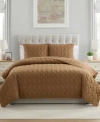 Vcny Home Circles Pinsonic Quilt Sets In Olive