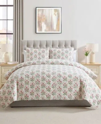 Vcny Home Ellia Pinsonic 3 Pc. Quilt Sets In Multi
