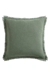 Vcny Home Fringe Trim Accent Pillow In Green