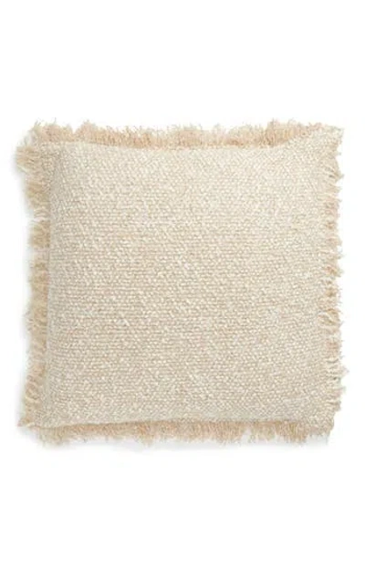 Vcny Home Heathered Fringe Accent Pillow In Neutral