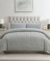 Vcny Home Herringbone Tonal Comforter Sets In Gray