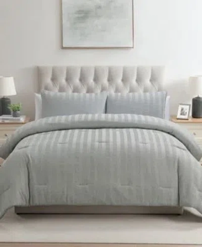 Vcny Home Herringbone Tonal Comforter Sets In Taupe