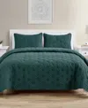 Vcny Home Kaleidoscope 3-pc. Quilt Set, Full/queen In Green