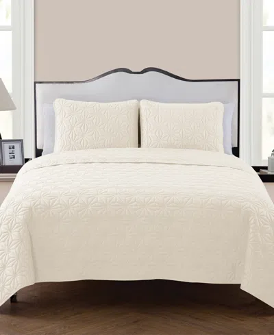 Vcny Home Kaleidoscope 3-pc. Quilt Set, King In Nude