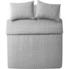 Vcny Home Nina Embossed Comforter Set In Grey