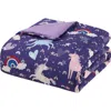 Vcny Home Print 3-piece Comforter Set In Purple