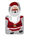 Vcny Home Santa Holiday Bath Rug Set, 2 Count In Multi