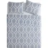Vcny Home Sea Damask 3-piece Quilt Set In Blue/multi