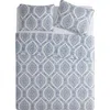 Vcny Home Sea Damask 3-piece Quilt Set In Multi