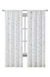 VCNY HOME VCNY HOME SET OF 2 JACOB STAR FOIL PANEL DARKENING CURTAIN PANELS