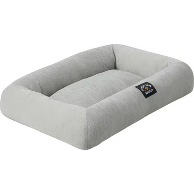 Vcny Home Sleepy Tail Society 16-inch Cooling Pet Bed In Gray