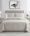 Vcny Home Solomun Pinsonic Damask Quilt Sets In Taupe
