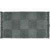 Vcny Home Stonewash Bath Rug In Black