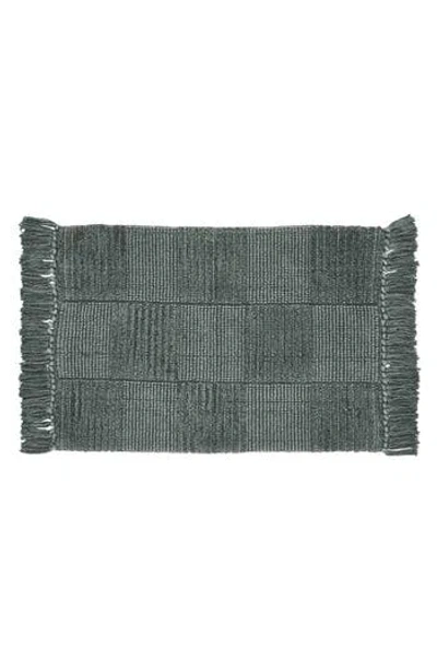 Vcny Home Stonewashed Bath Rug In Black