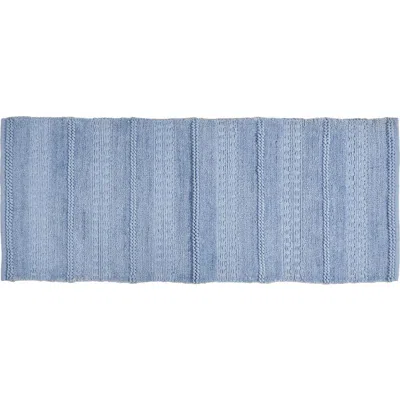 Vcny Home Tahari Home Asalia Chenille Bath Mat In Blue