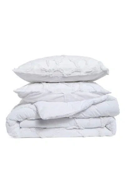 Vcny Home Tufted Comforter Set In White